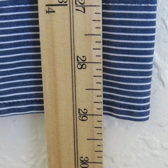 Hollister* Men's Long Sleeve Button Down Curved Hem Stripe Dress Shirt~ Size XL - Picture 11 of 13